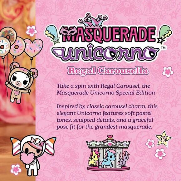 tokidoki Regal Carousella (Special Edition) from Masquerade Unicorno Series - Picture 2 of 6